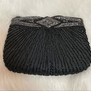 Vintage Beaded Clutch Handbag